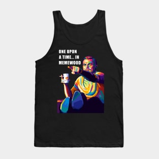 Pointing Leo Meme Pop Art Tank Top